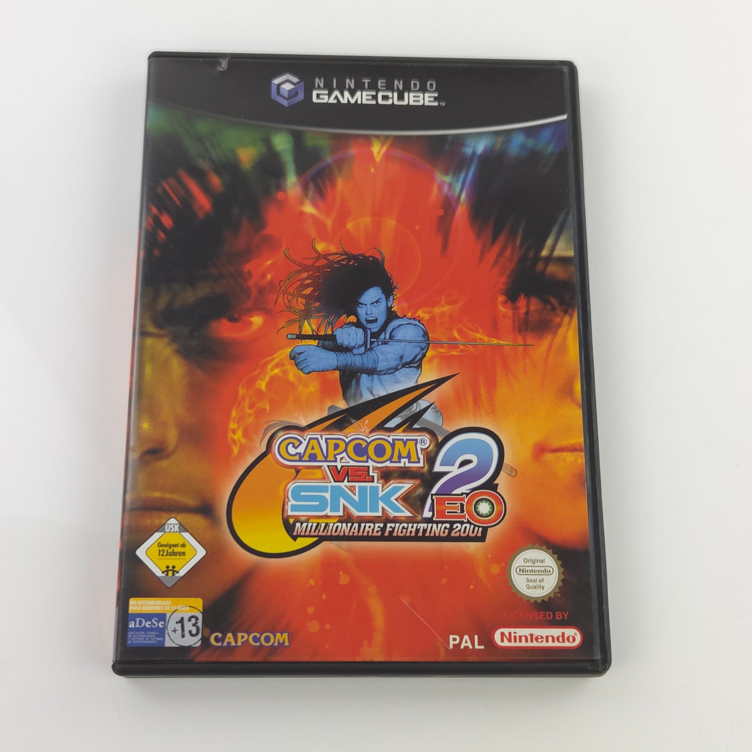 Nintendo Gamecube Spiel : Capcom VS. SNK2 EO - GC CD Disk Begleithefte OVP