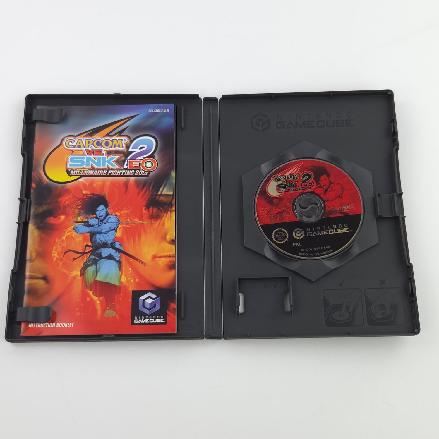 Nintendo Gamecube Spiel : Capcom VS. SNK2 EO - GC CD Disk Begleithefte OVP