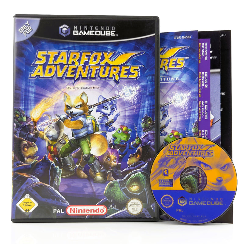 Nintendo Gamecube Spiel : Starfox Adventures - GC CD Disk Begleithefte OVP