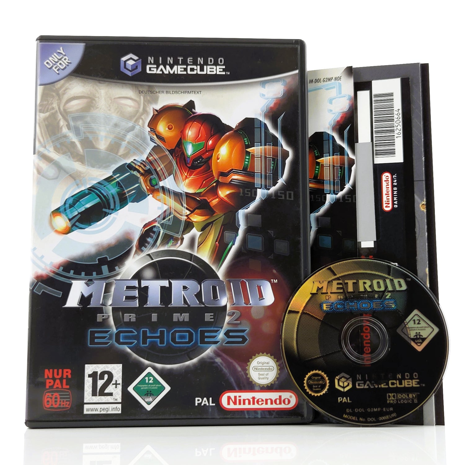 Nintendo Gamecube Spiel : Metroid Prime 2 Echoes - GC CD Disk Begleithefte OVP