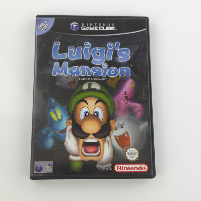 Nintendo Gamecube Spiel : Luigi´s Mansion - GC CD Disk Begleithefte OVP