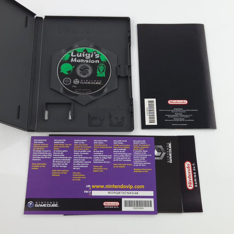 Nintendo Gamecube Spiel : Luigi´s Mansion - GC CD Disk Begleithefte OVP