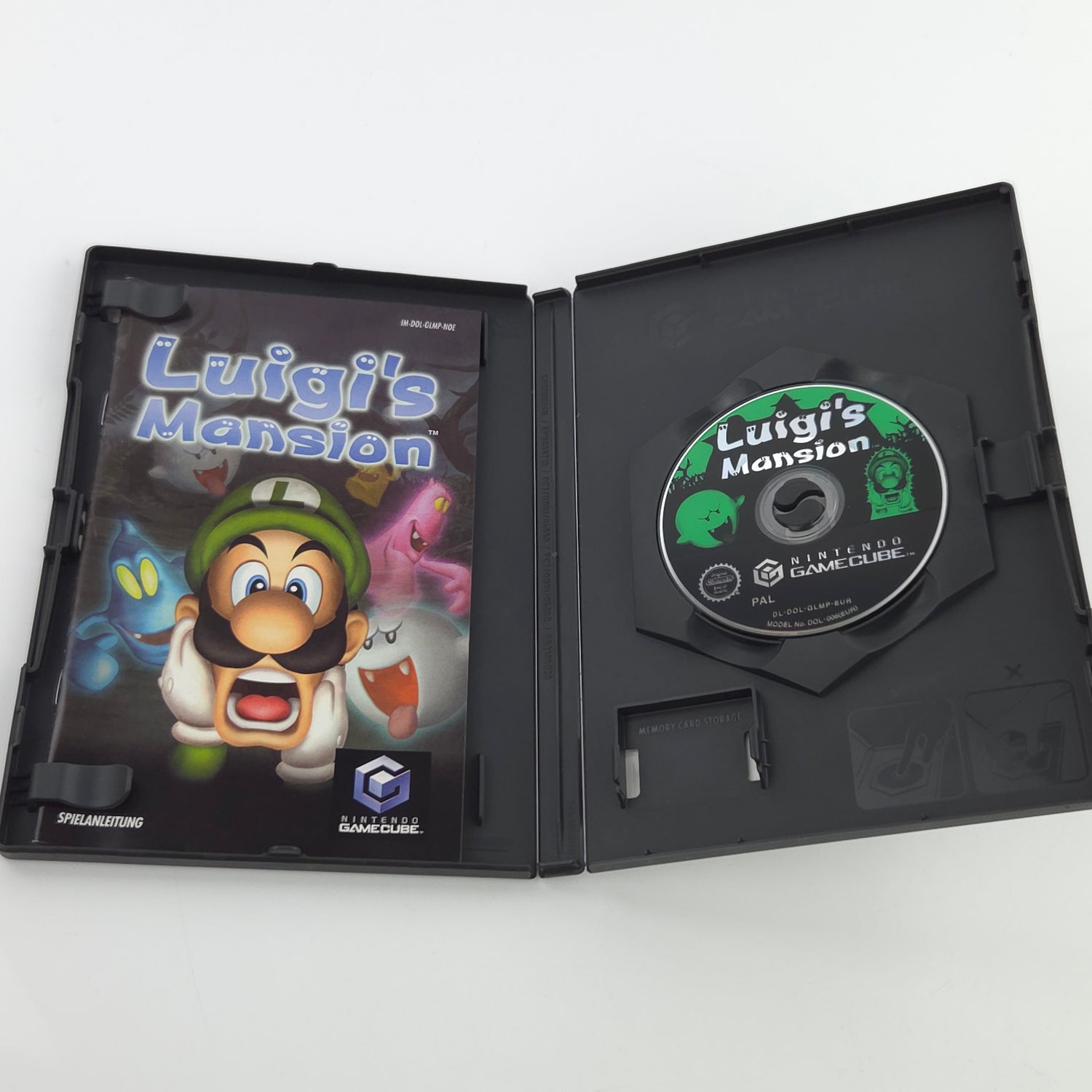Nintendo Gamecube Spiel : Luigi´s Mansion - GC CD Disk Begleithefte OVP