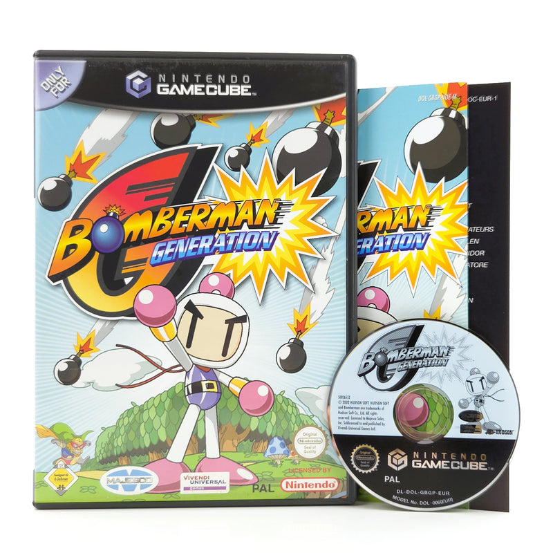 Nintendo Gamecube Spiel : Bomberman Generation - GC CD Disk Begleithefte OVP