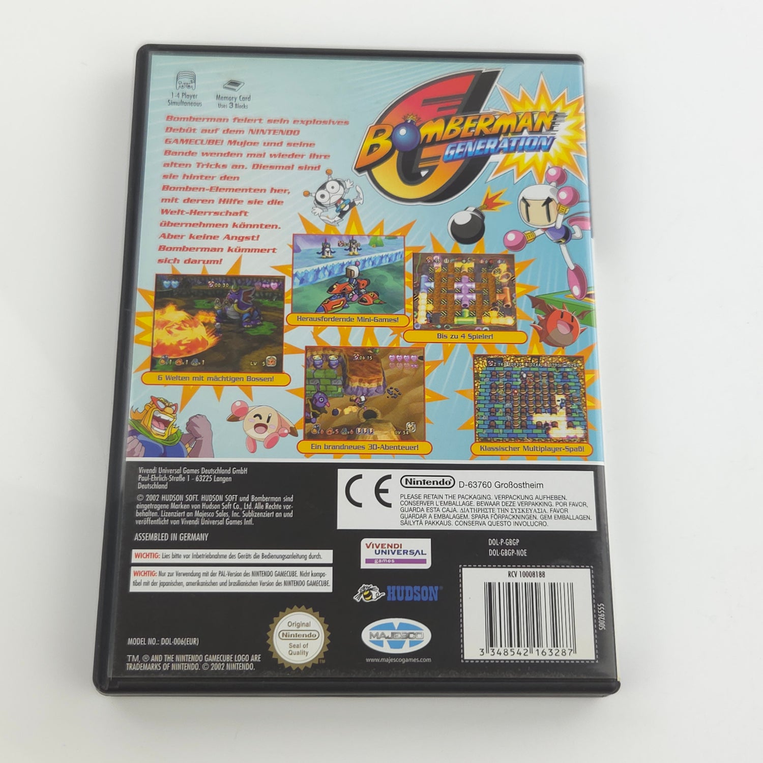 Nintendo Gamecube Spiel : Bomberman Generation - GC CD Disk Begleithefte OVP