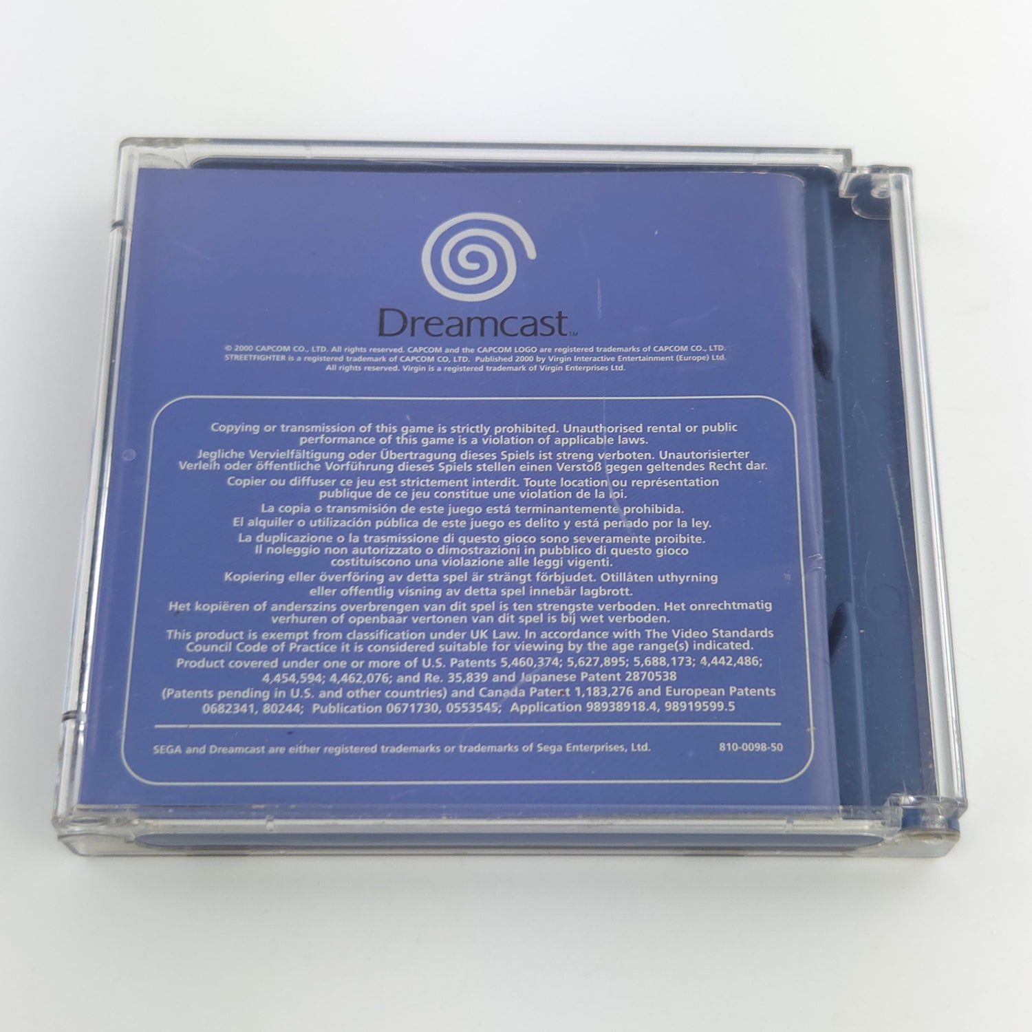 Sega Dreamcast Spiel : Street Fighter III Double Impact - ohne Backcover OVP DC