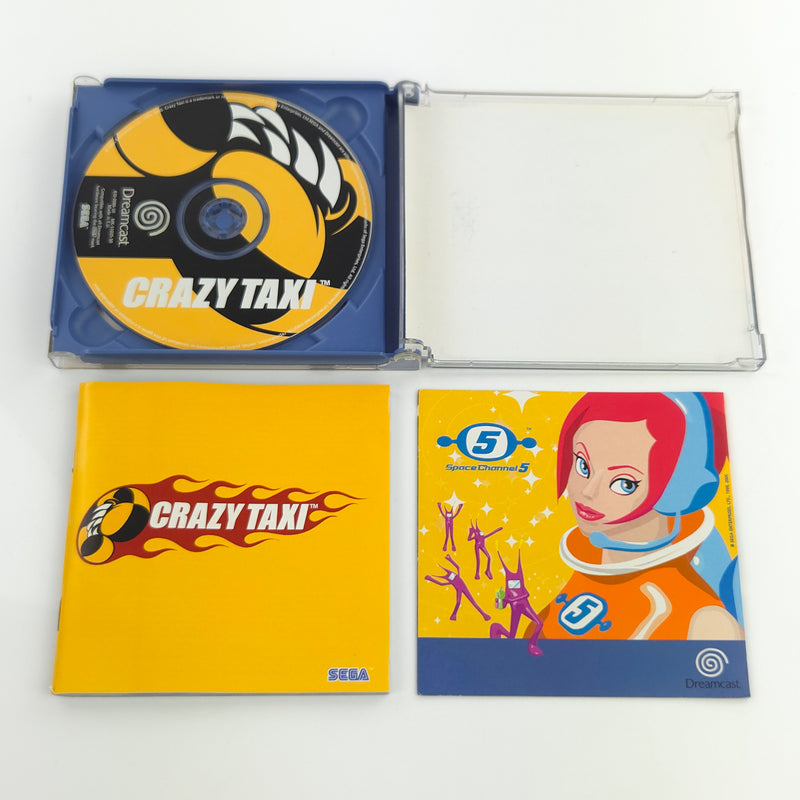 Sega Dreamcast Spiel : Crazy Taxi - Disk CD Anleitung OVP / PAL Game DC