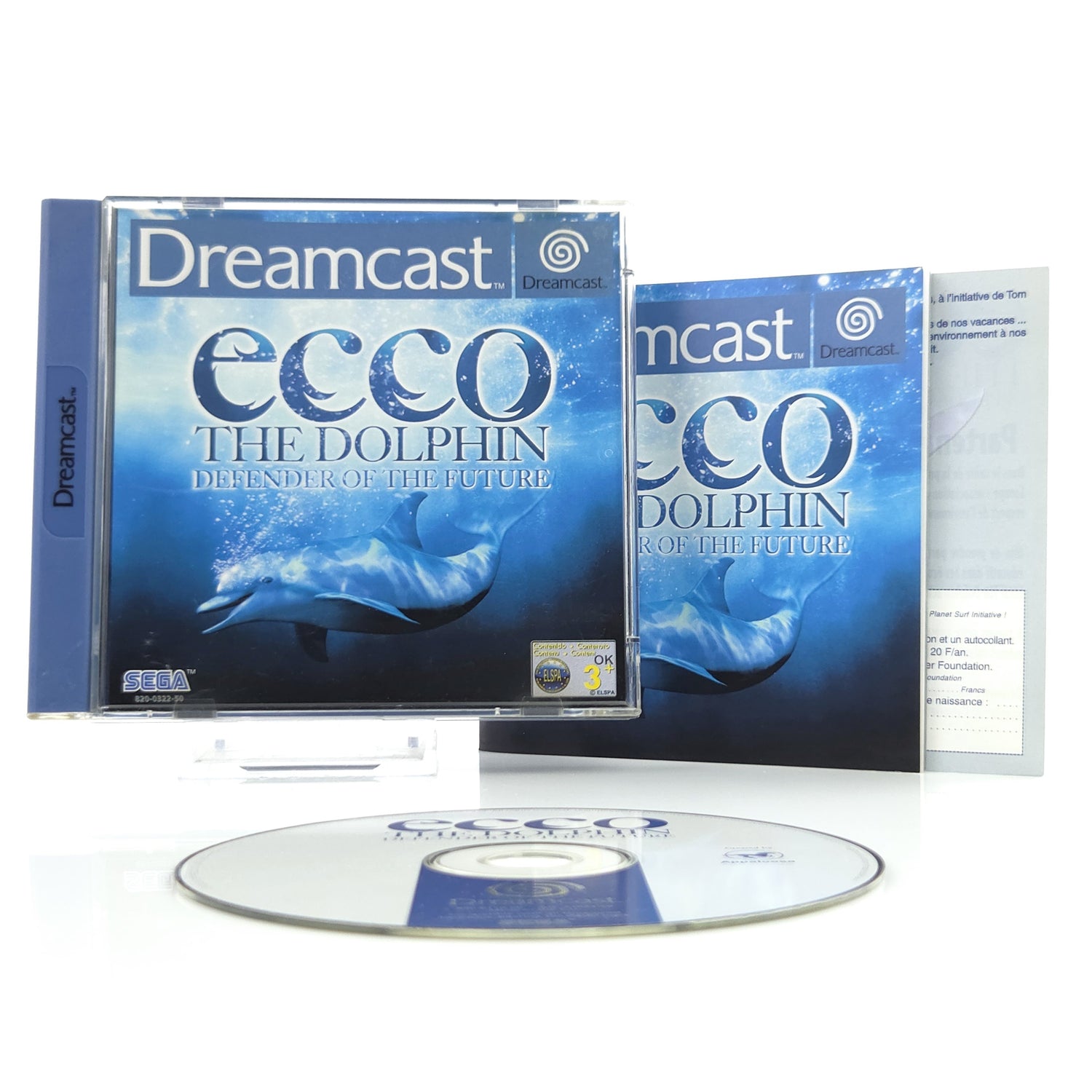 Sega Dreamcast Spiel : Ecco The Dolphin Defender of the Future - DC OVP PAL