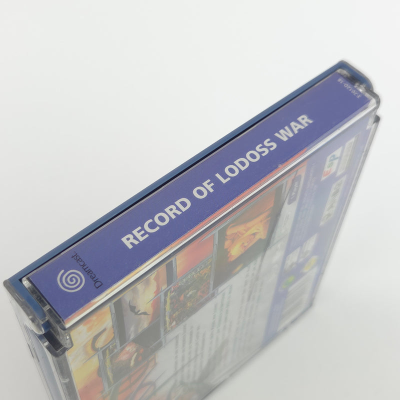 Sega Dreamcast Spiel : Record of Lodoss War - CD Disk Anleitung OVP / PAL DC