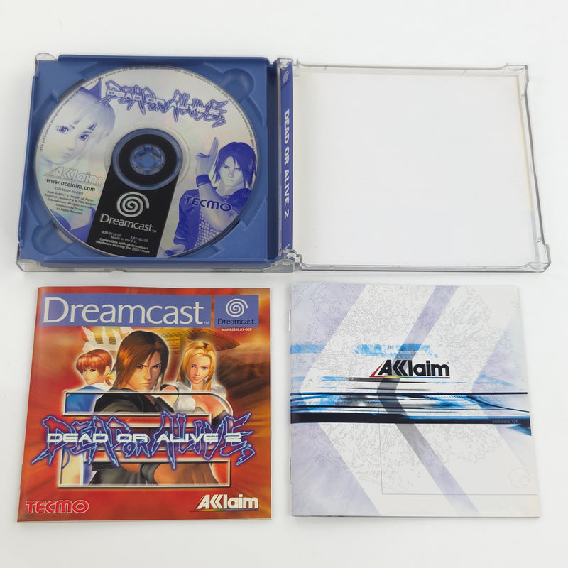 Sega Dreamcast Spiel : Dead or Alive 2 - CD Disk Anleitung OVP / PAL DC