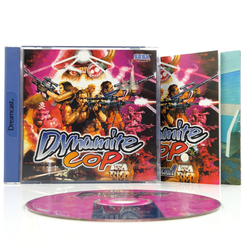 Sega Dreamcast Spiel : Dynamite Cop - CD Disk Anleitung OVP / PAL DC