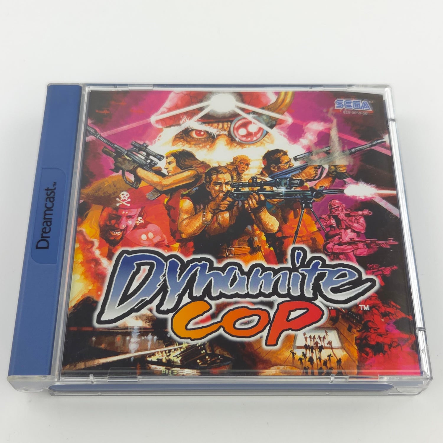 Sega Dreamcast Spiel : Dynamite Cop - CD Disk Anleitung OVP / PAL DC