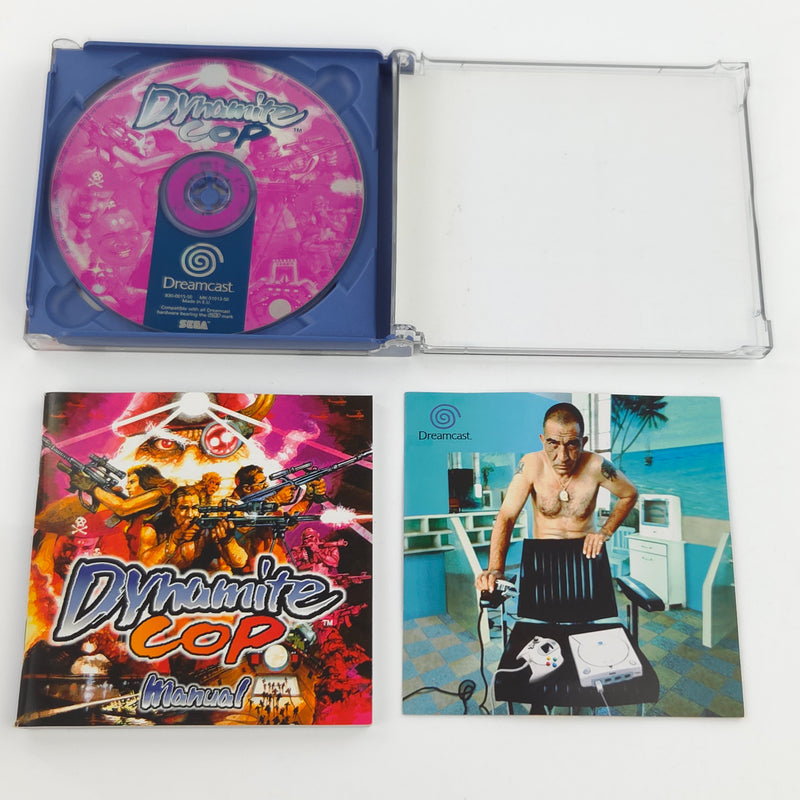 Sega Dreamcast Spiel : Dynamite Cop - CD Disk Anleitung OVP / PAL DC