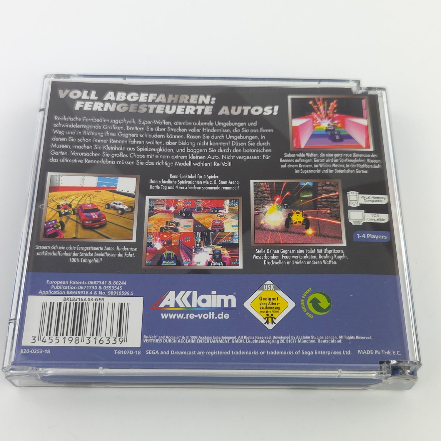 Sega Dreamcast Spiel : Re-Volt - CD Disk Anleitung OVP / PAL DC