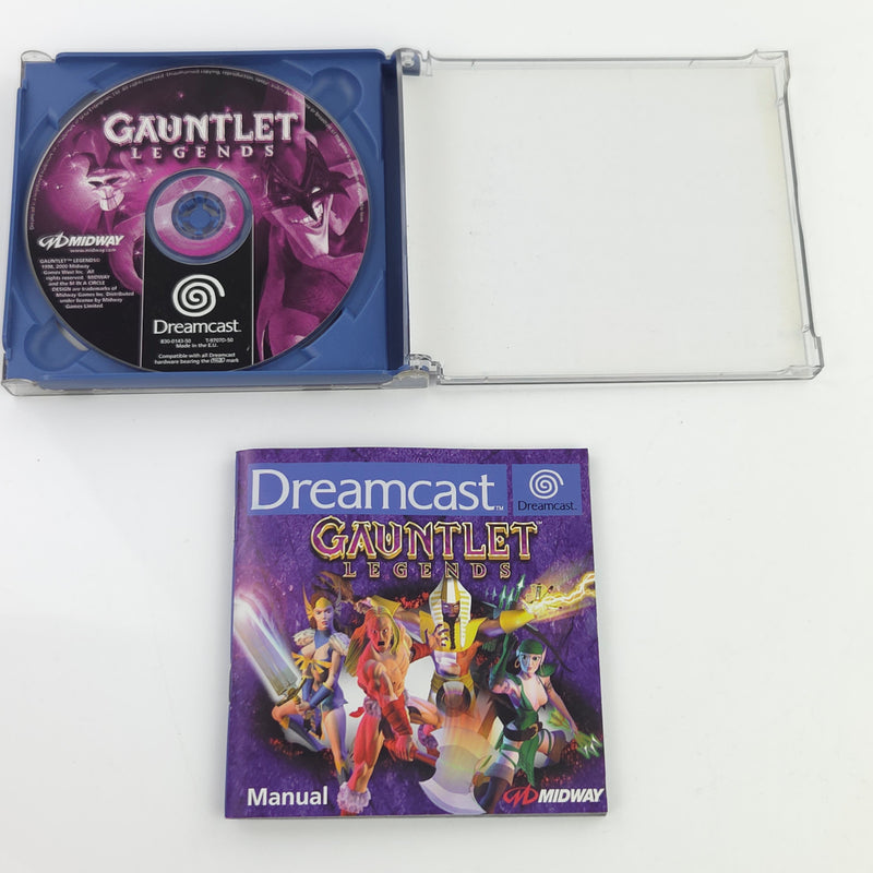 Sega Dreamcast Spiel : Gauntlet Legends - CD Disk Anleitung OVP / PAL DC