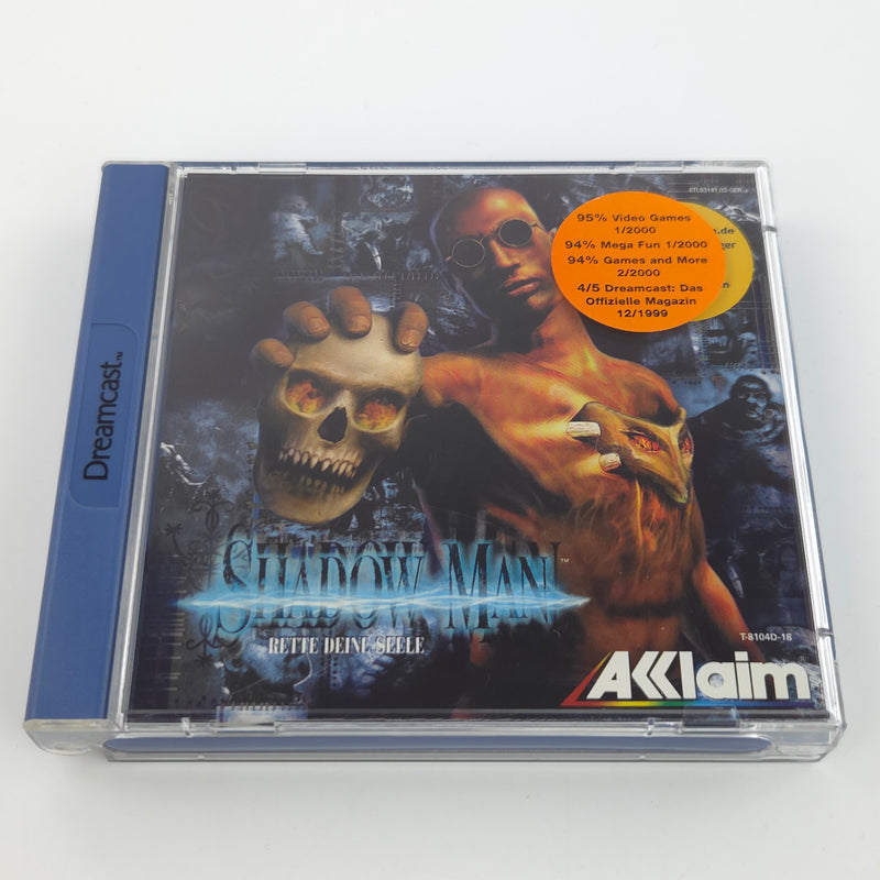 Sega Dreamcast Spiel : Shadow Man Rette deine Seele - CD Disk Anleitung OVP PAL