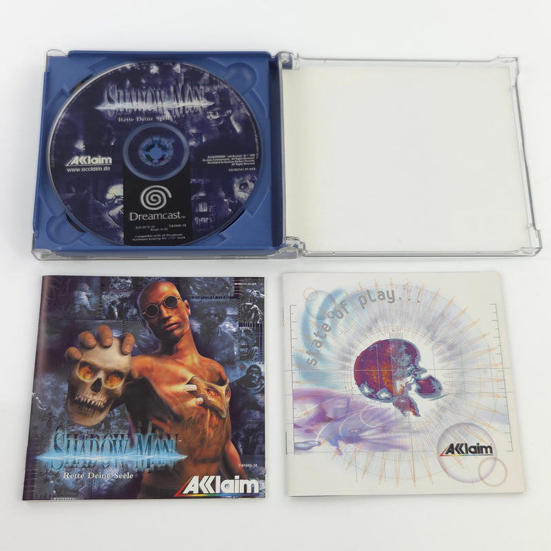 Sega Dreamcast Spiel : Shadow Man Rette deine Seele - CD Disk Anleitung OVP PAL