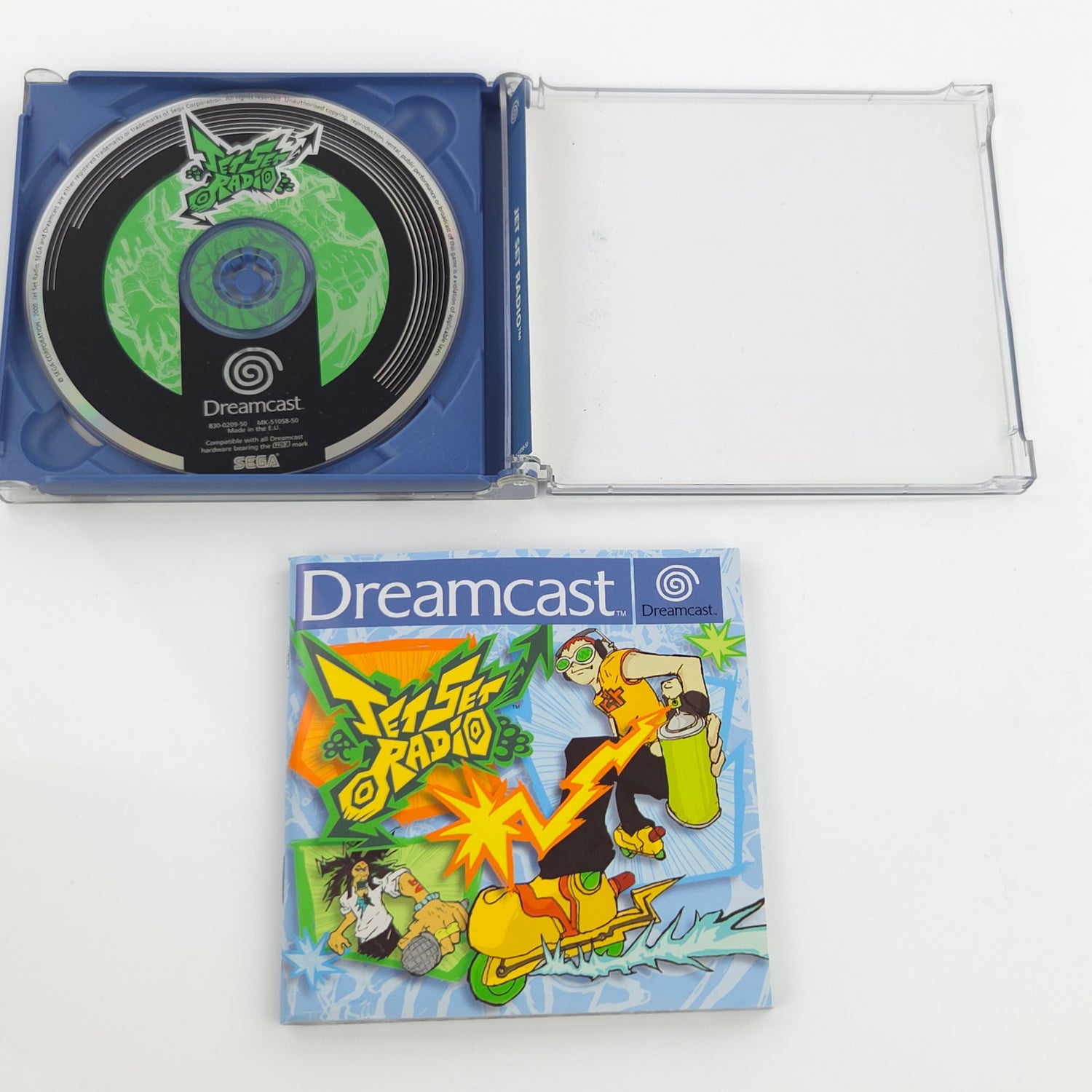 Sega Dreamcast Spiel : Jet Set Radio - CD Disk Anleitung OVP / PAL DC Game