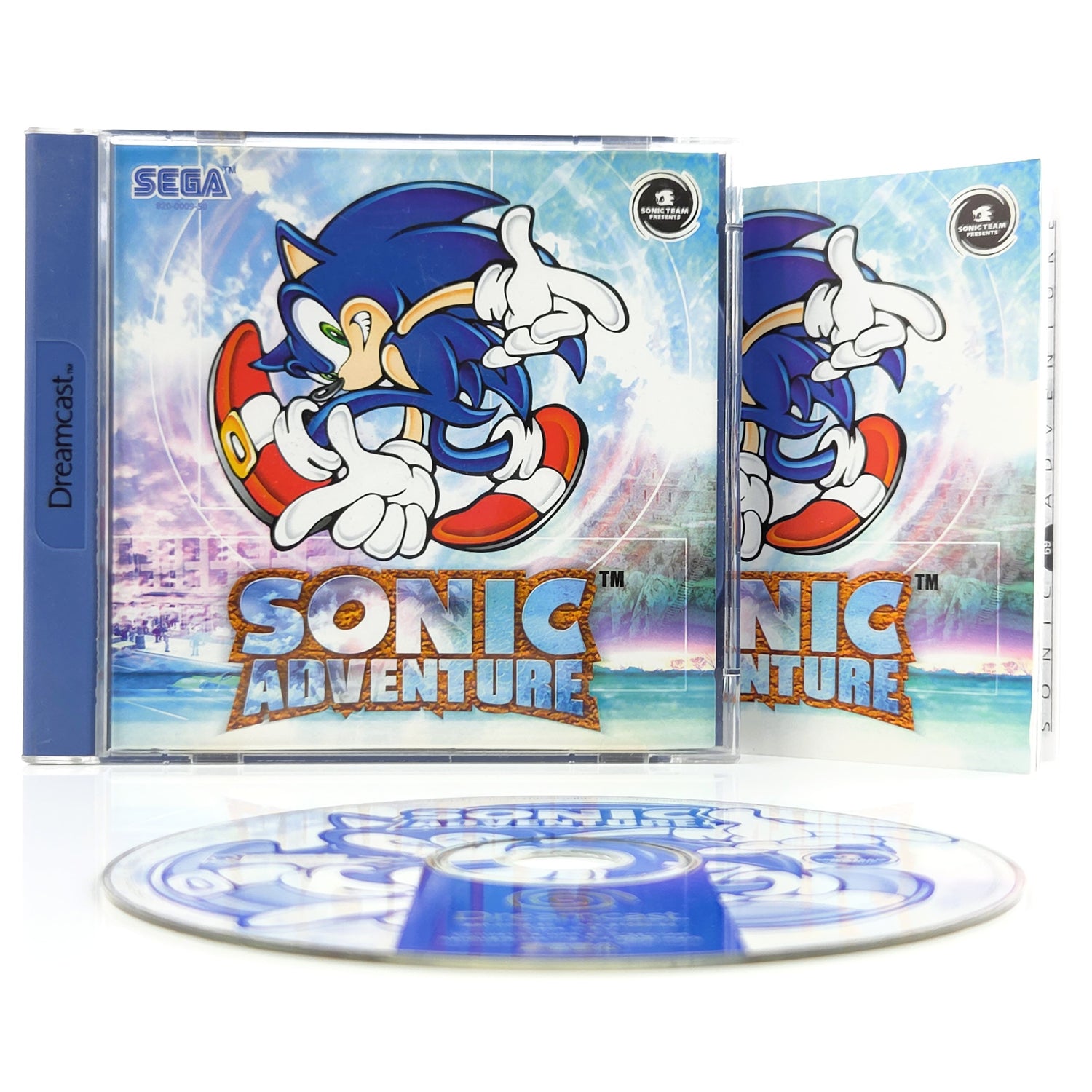 Sega Dreamcast Spiel : Sonic Adventure - CD Disk Anleitung OVP / PAL DC Game