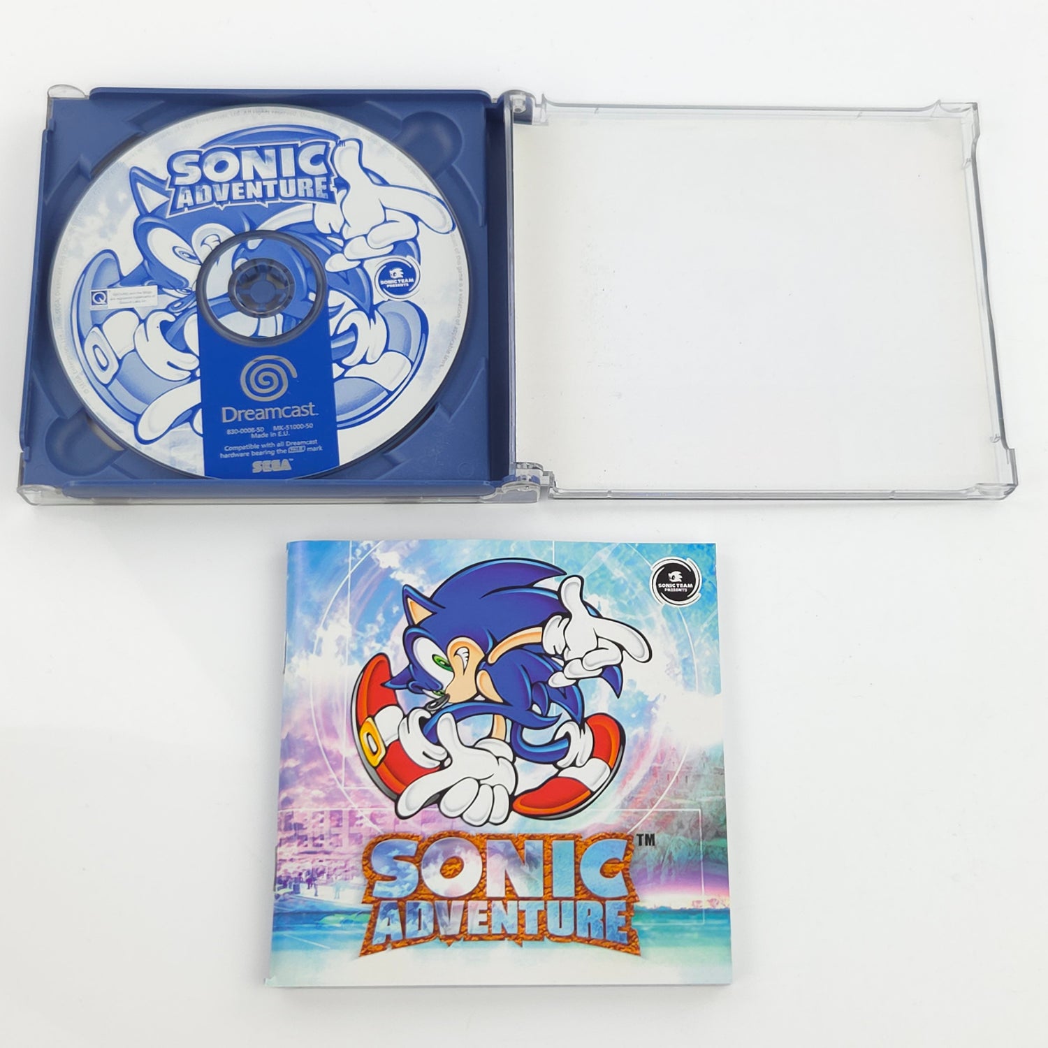 Sega Dreamcast Spiel : Sonic Adventure - CD Disk Anleitung OVP / PAL DC Game