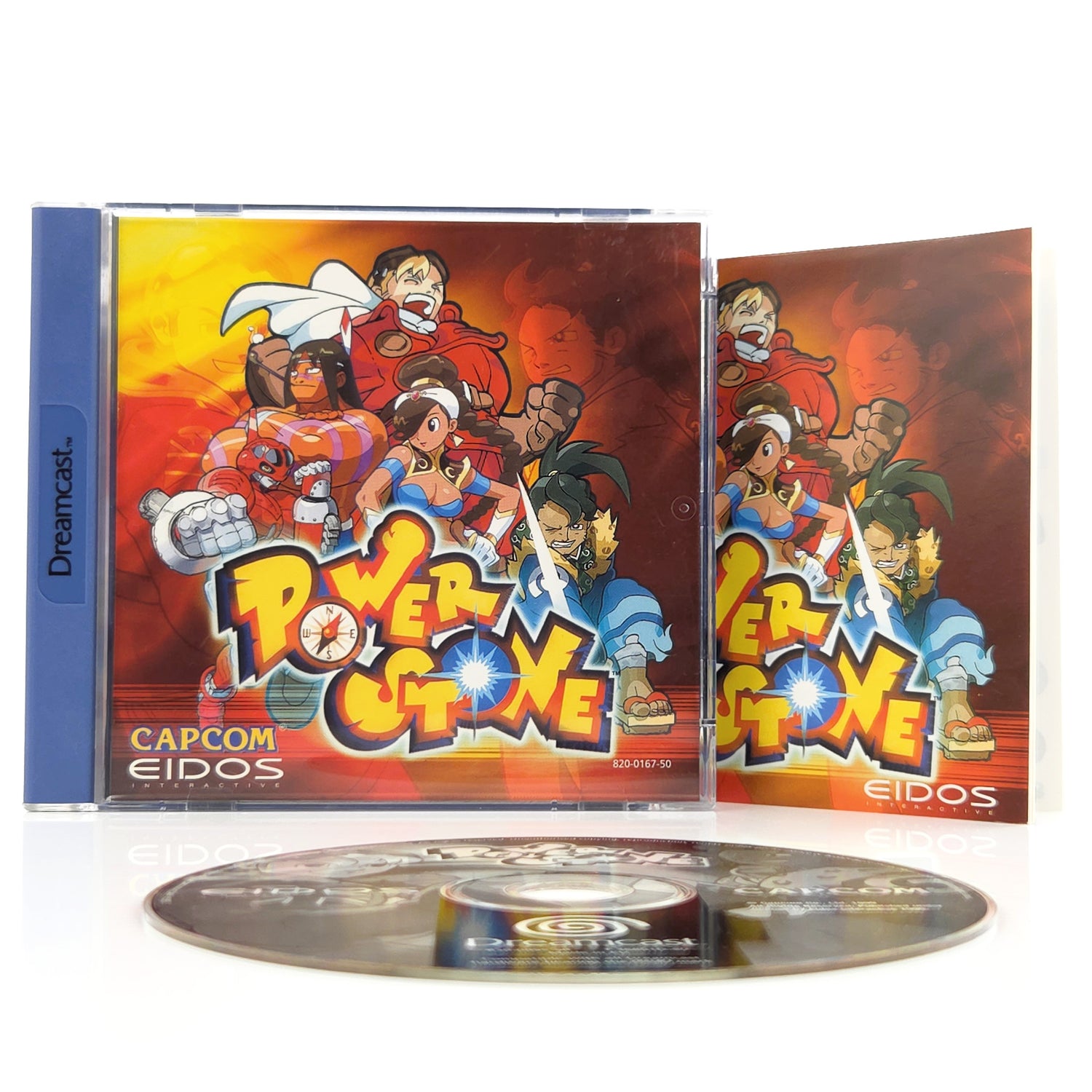 Sega Dreamcast Spiel : Power Stone - CD Anleitung OVP / PAL DC Capcom