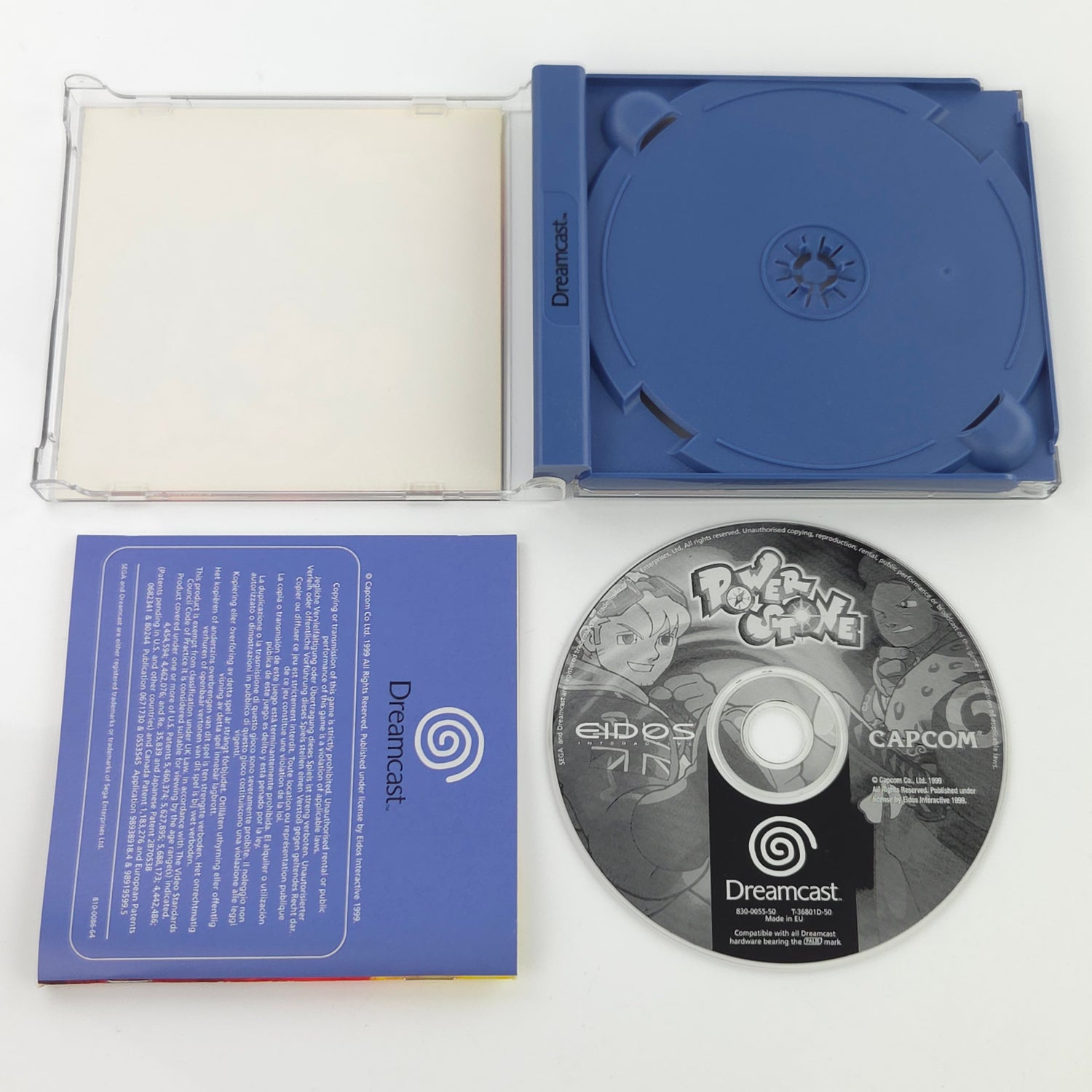 Sega Dreamcast Spiel : Power Stone - CD Anleitung OVP / PAL DC Capcom