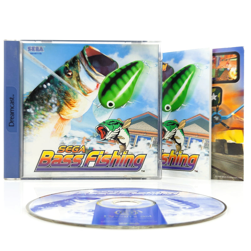Sega Dreamcast Spiel : Sega Bass Fishing Angeln - CD Anleitung OVP / PAL DC