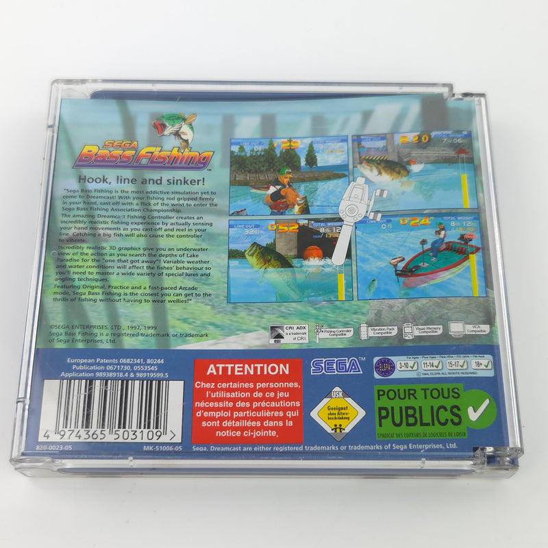 Sega Dreamcast Spiel : Sega Bass Fishing Angeln - CD Anleitung OVP / PAL DC