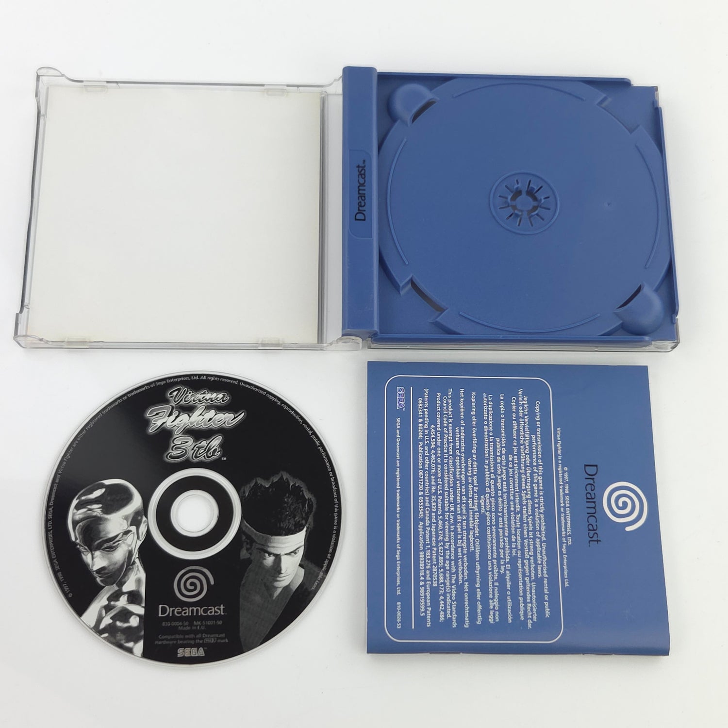 Sega Dreamcast Spiel : Virtua Fighter 3tb - CD Anleitung OVP / PAL DC