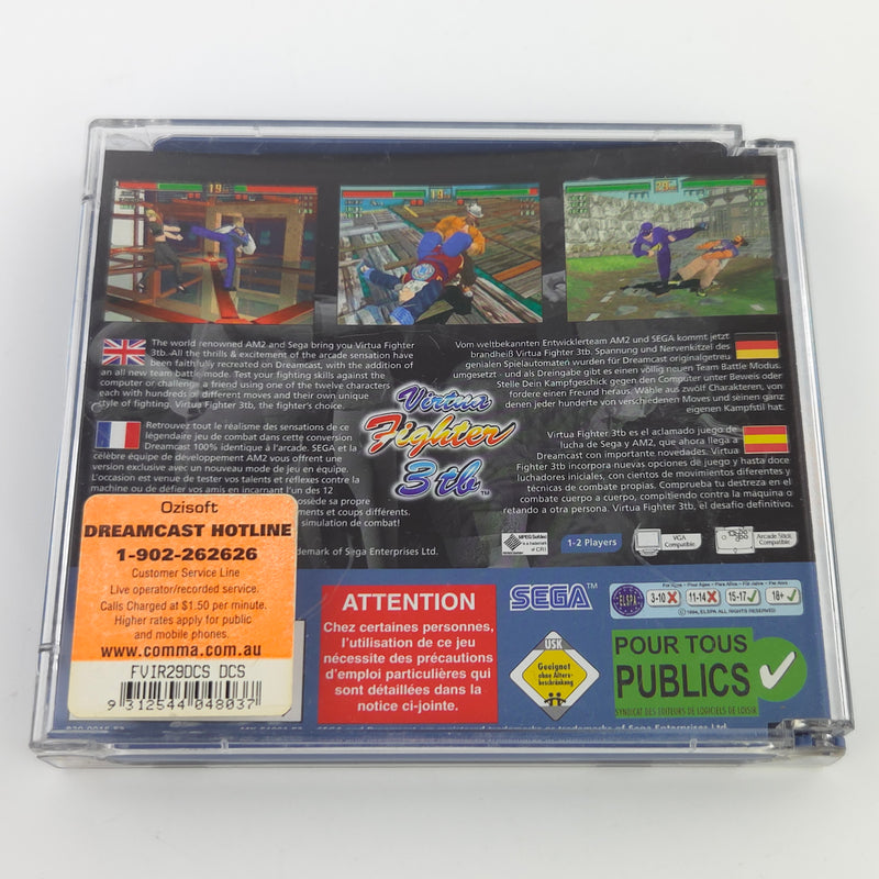 Sega Dreamcast Spiel : Virtua Fighter 3tb - CD Anleitung OVP / PAL DC [2]