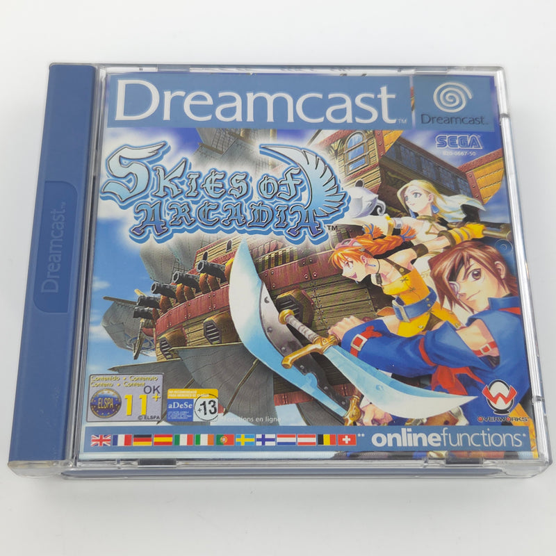 Sega Dreamcast Spiel : Skies of Arcadia - CD Anleitung OVP / PAL DC Game
