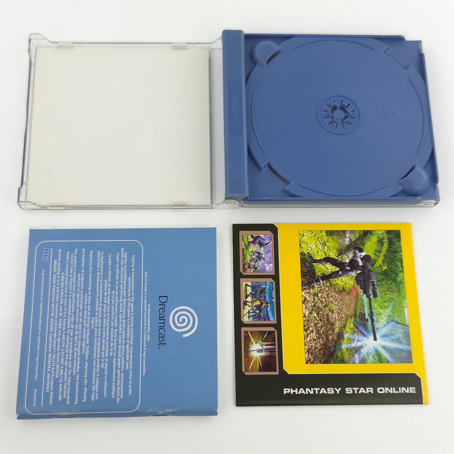 Sega Dreamcast Spiel : Skies of Arcadia - CD Anleitung OVP / PAL DC Game