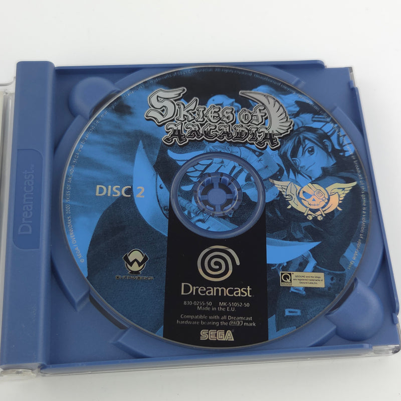Sega Dreamcast Spiel : Skies of Arcadia - CD Anleitung OVP / PAL DC Game