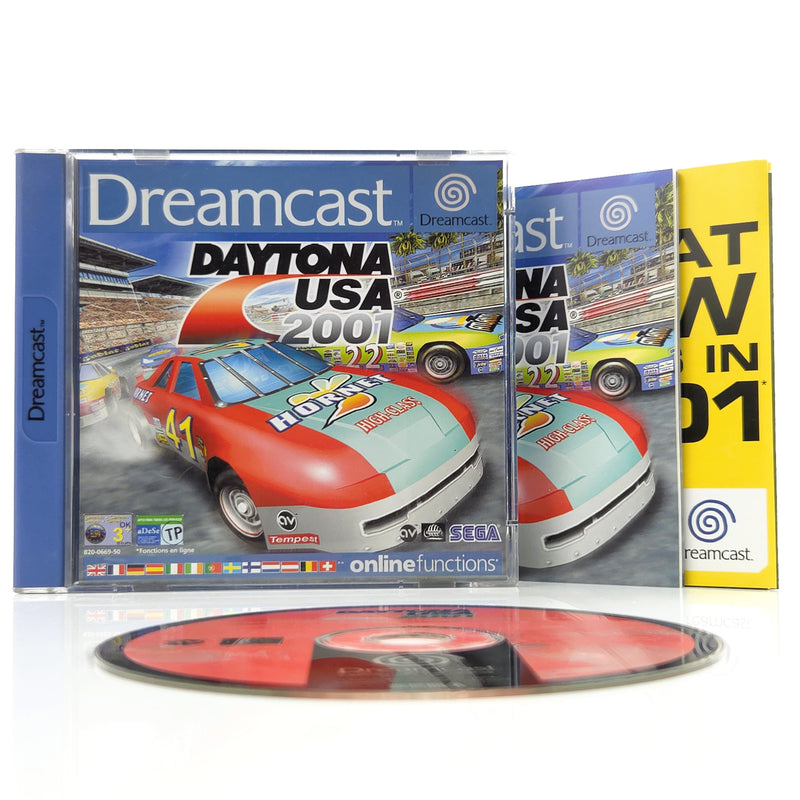 Sega Dreamcast Spiel : Daytona USA 2001 - CD Anleitung OVP / PAL DC Game