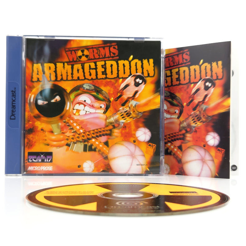 Sega Dreamcast Spiel : Worms Armageddon - CD Anleitung OVP / DC PAL Game