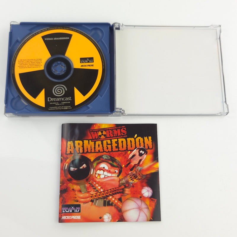 Sega Dreamcast Spiel : Worms Armageddon - CD Anleitung OVP / DC PAL Game