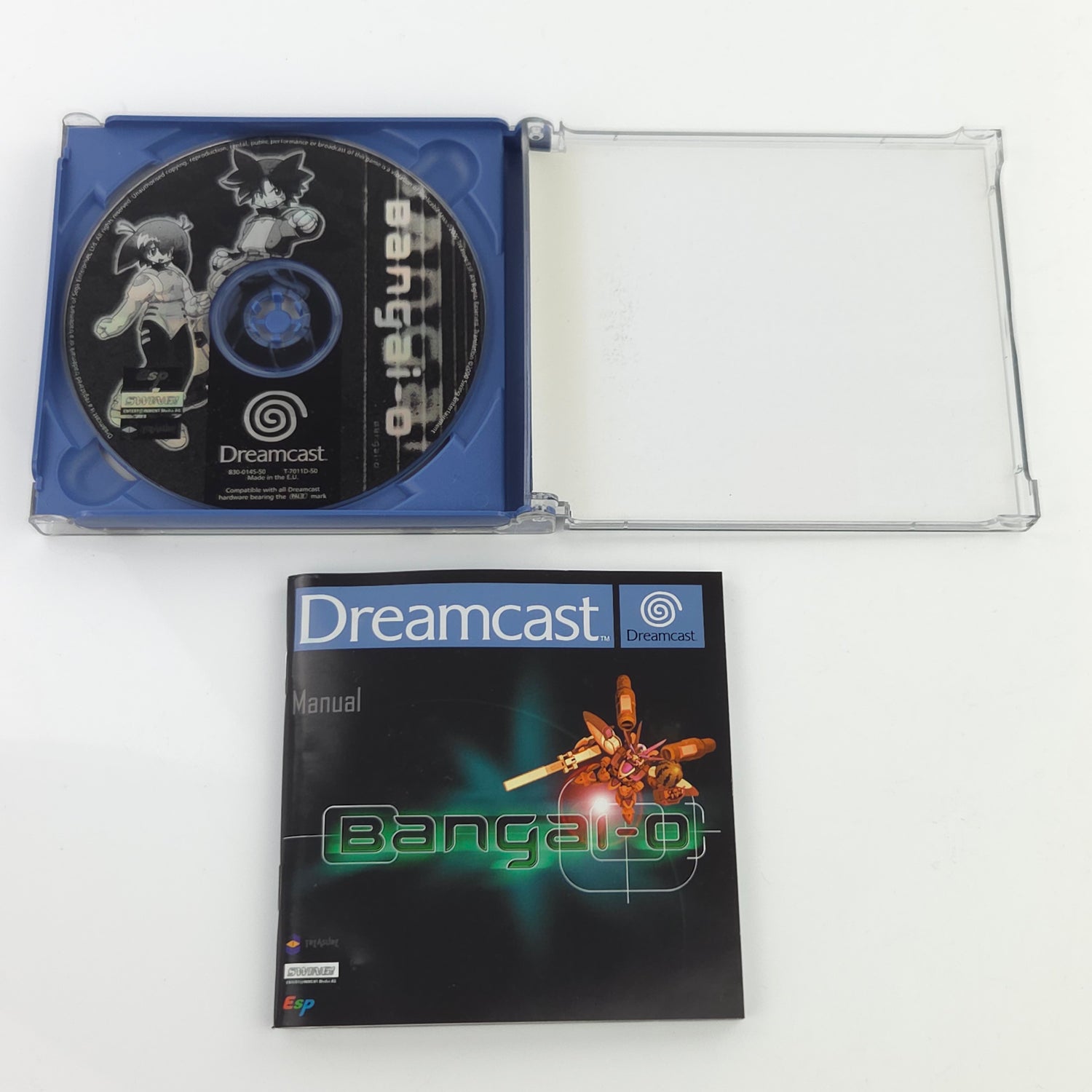 Sega Dreamcast Spiel : Bangai-O - CD Anleitung OVP / DC PAL Game