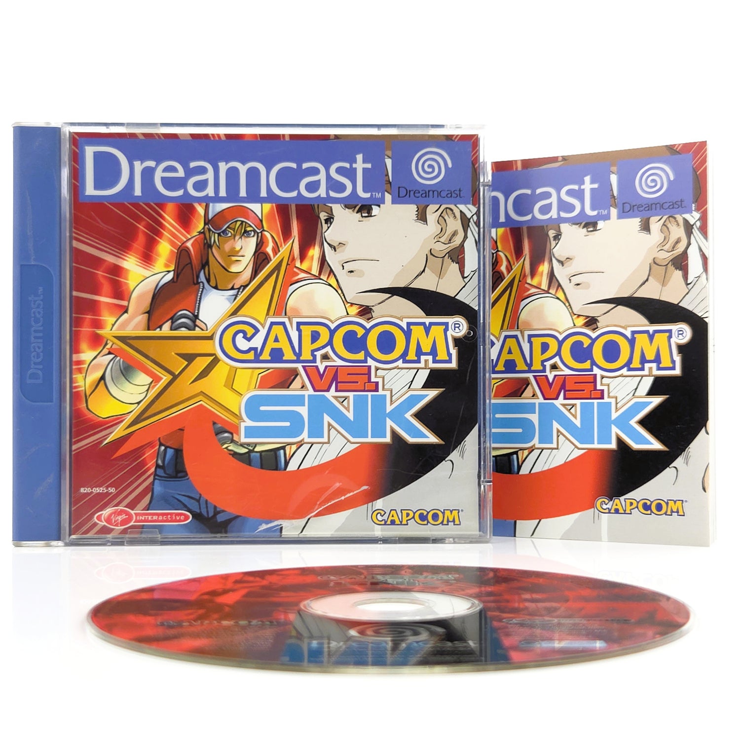 Sega Dreamcast Spiel : Capcom VS. SNK - CD Anleitung OVP / DC PAL Game