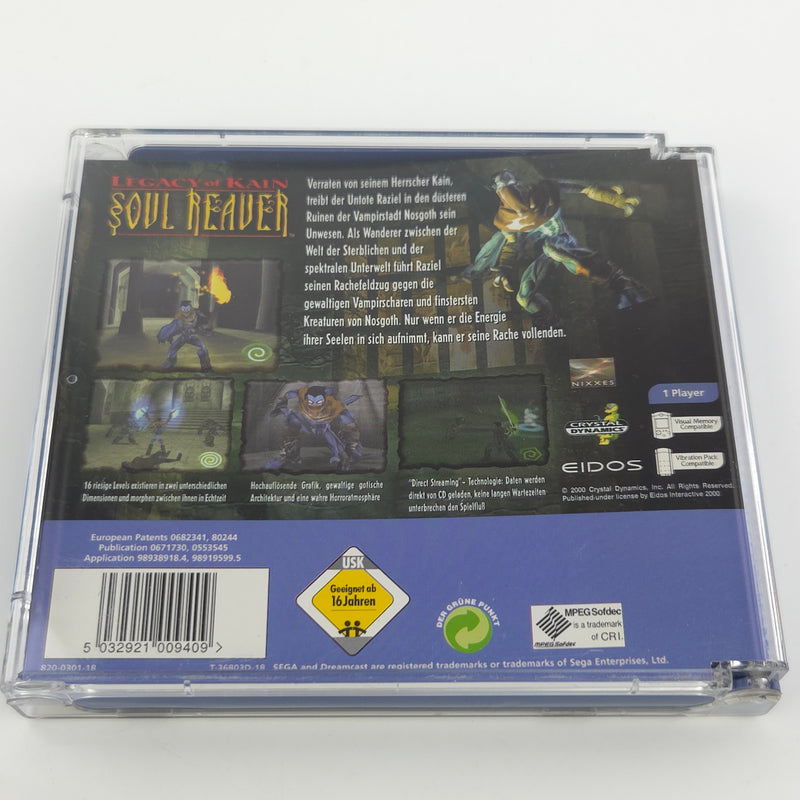 Sega Dreamcast Spiel : Legacy of Kain Soul Reaver - CD Anleitung OVP / DC PAL