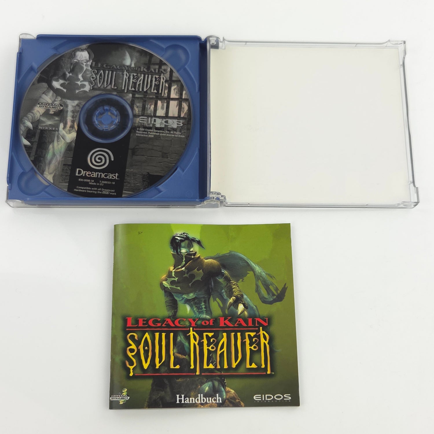 Sega Dreamcast Spiel : Legacy of Kain Soul Reaver - CD Anleitung OVP / DC PAL