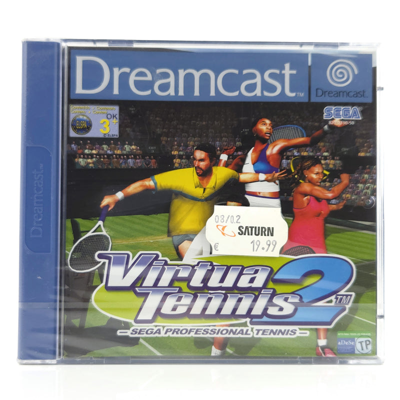 Sega Dreamcast Spiel : Virtua Tennis 2 - DC OVP NEU NEW SEALED PAL