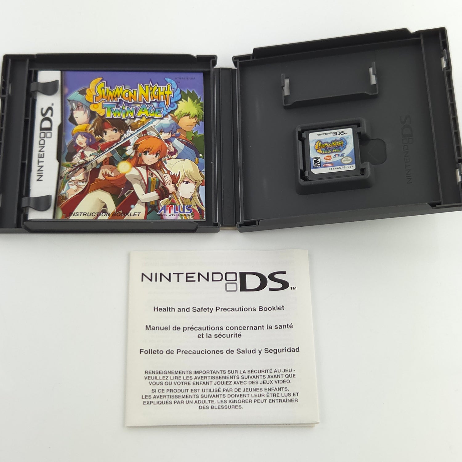 Nintendo DS Spiel : Summon Night Twin Age - 2DS 3DS NTSC-U/C USA Vers. Atlus