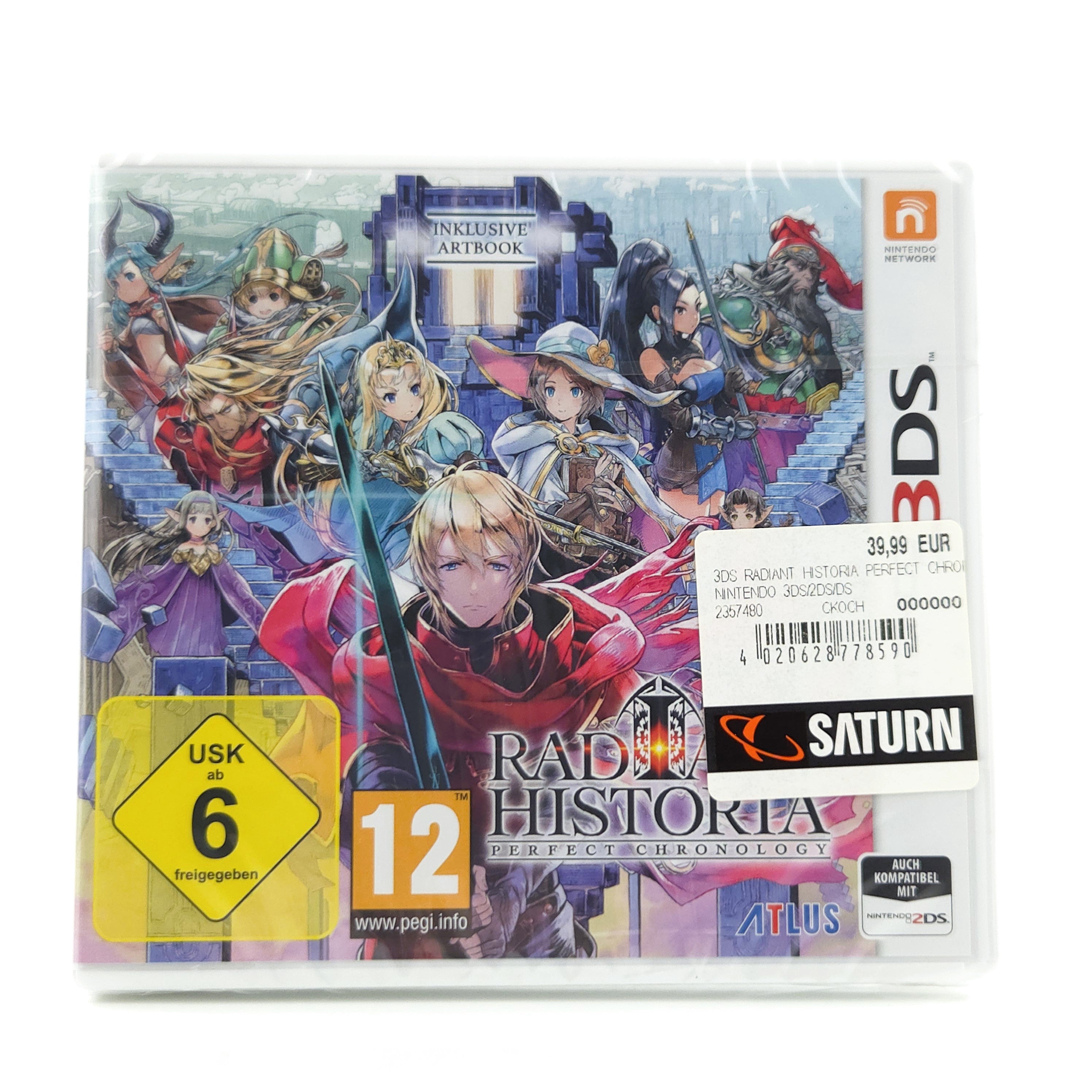 Nintendo 3DS Spiel : Radiant Historia Perfect Chronology - NEU SEALED OVP