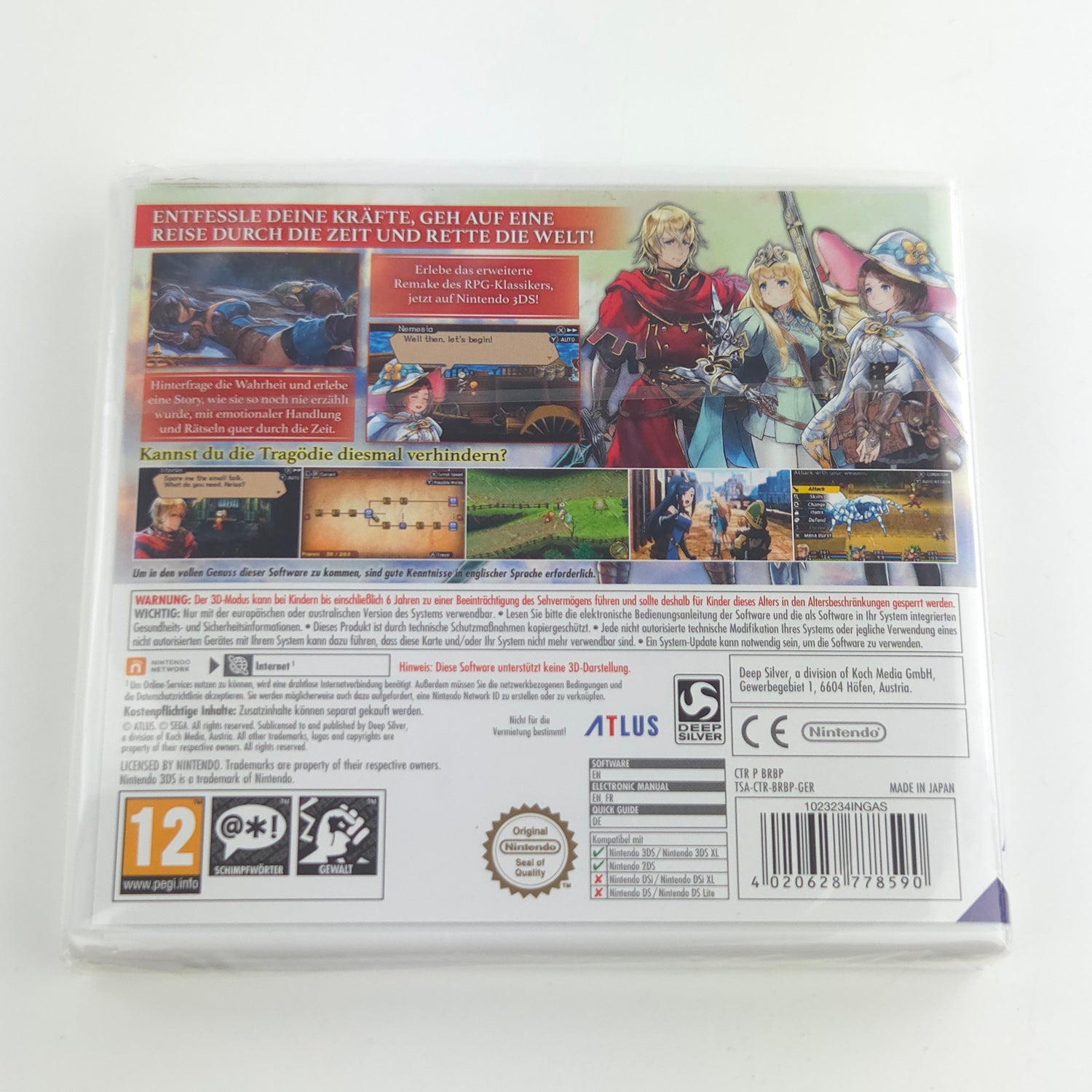 Nintendo 3DS Spiel : Radiant Historia Perfect Chronology - NEU SEALED OVP