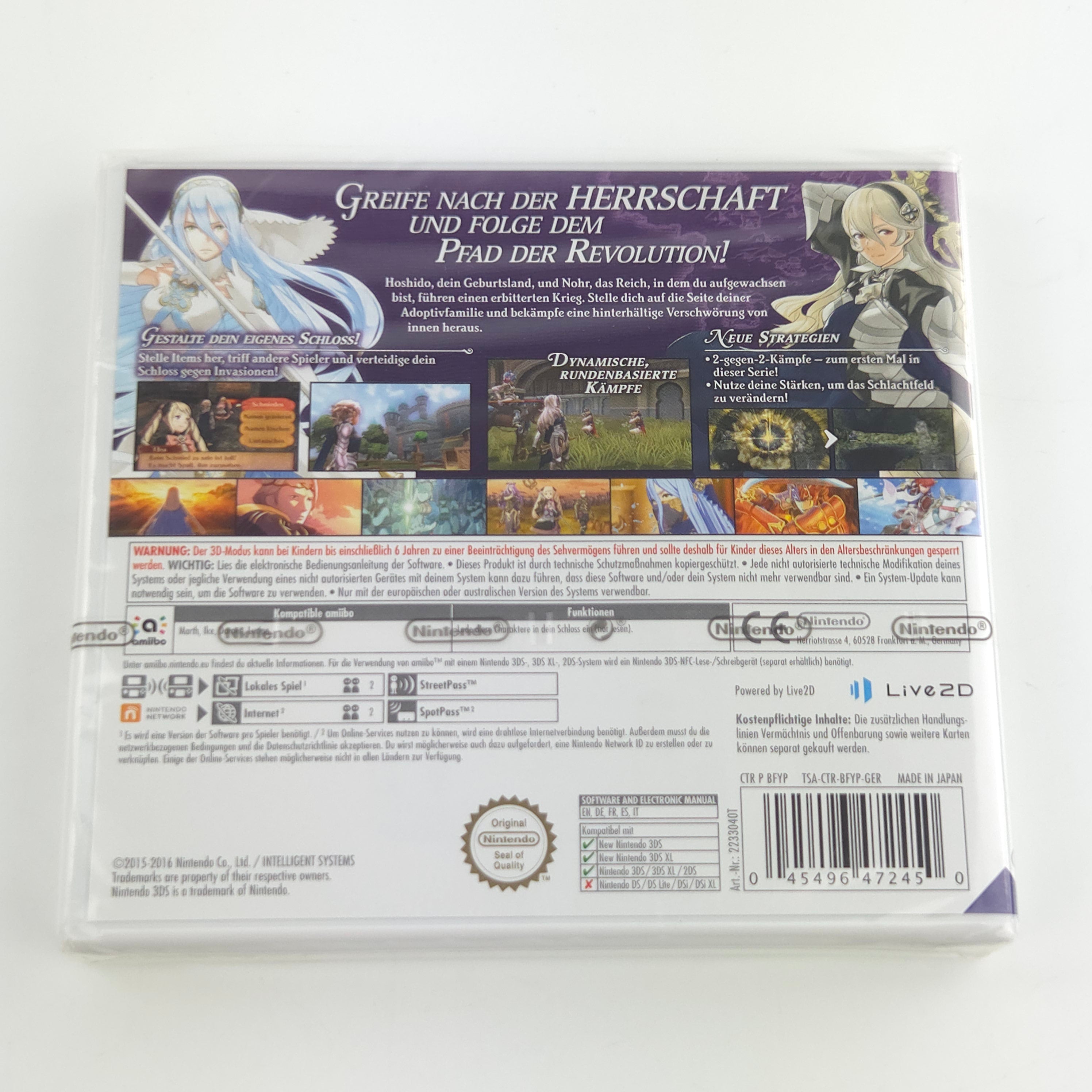 Nintendo 3DS Spiel : Fire Emblem Fates Herrschaft - NEU NEW SEALED OVP