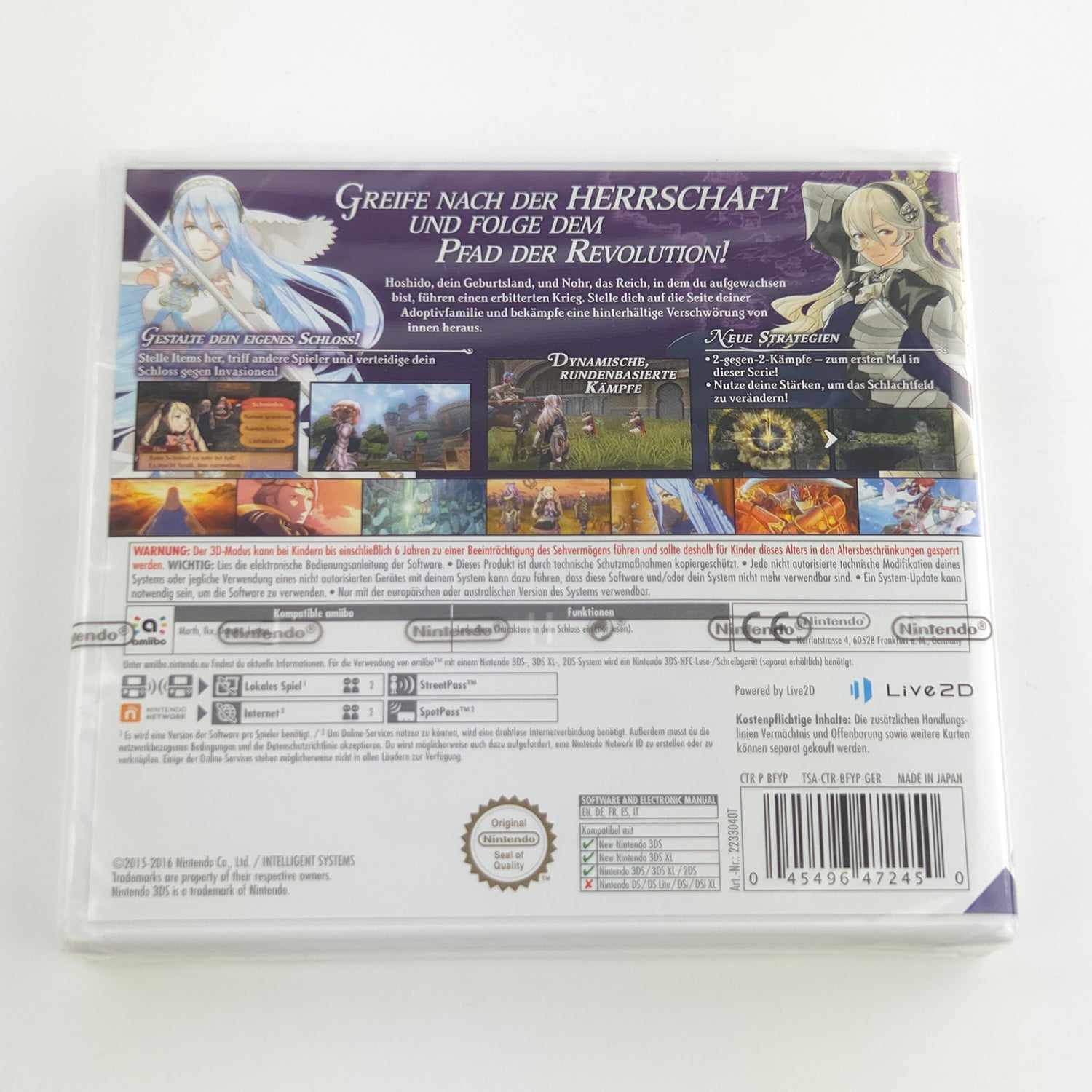 Nintendo 3DS Spiel : Fire Emblem Fates Herrschaft - NEU NEW SEALED OVP