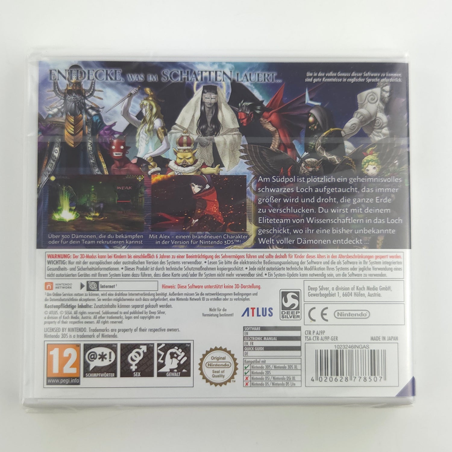 Nintendo 3DS Spiel : Shin Megami Tensei Strange Journey Redux - NEW SEALED OVP