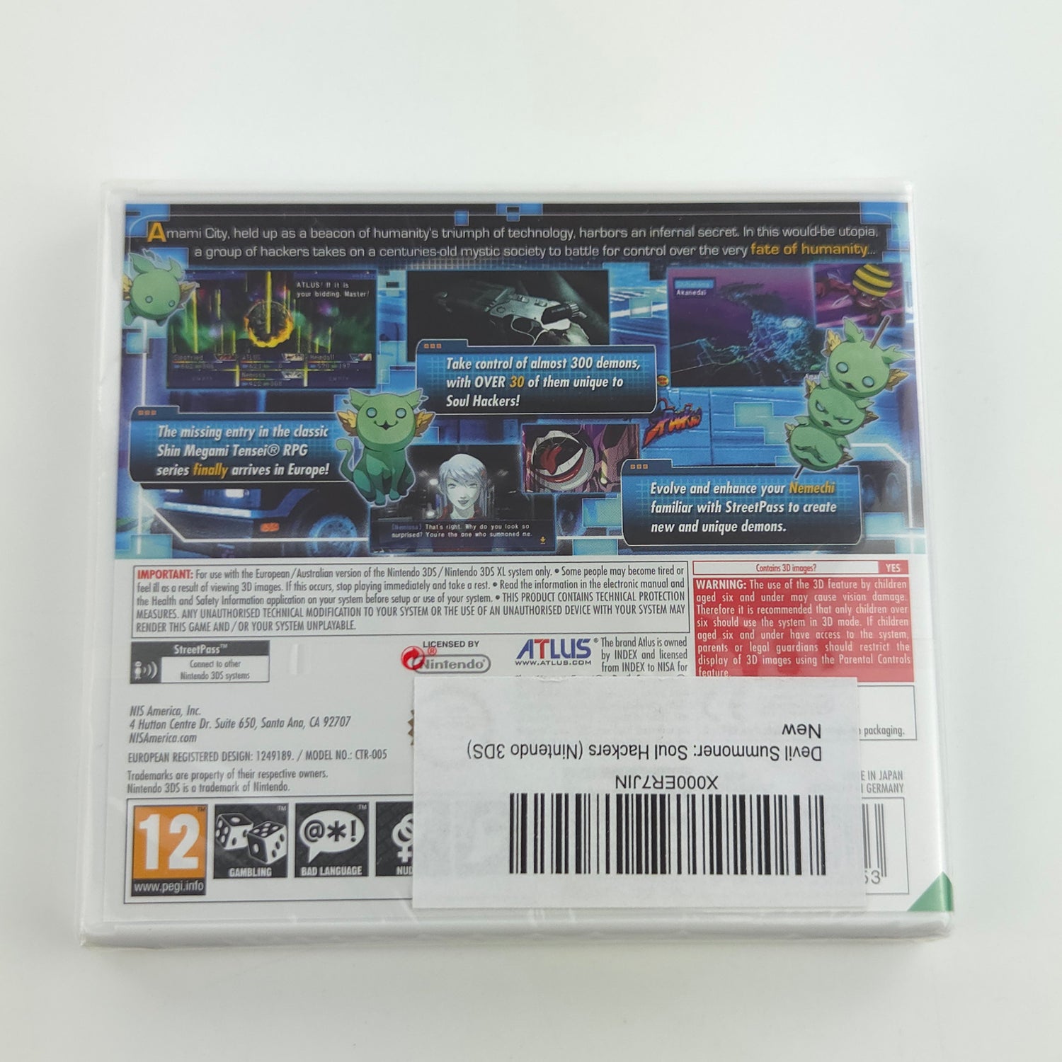 Nintendo 3DS Spiel : Shin Megami Tensei Devil Summoner Soulhackers - NEU SEALED