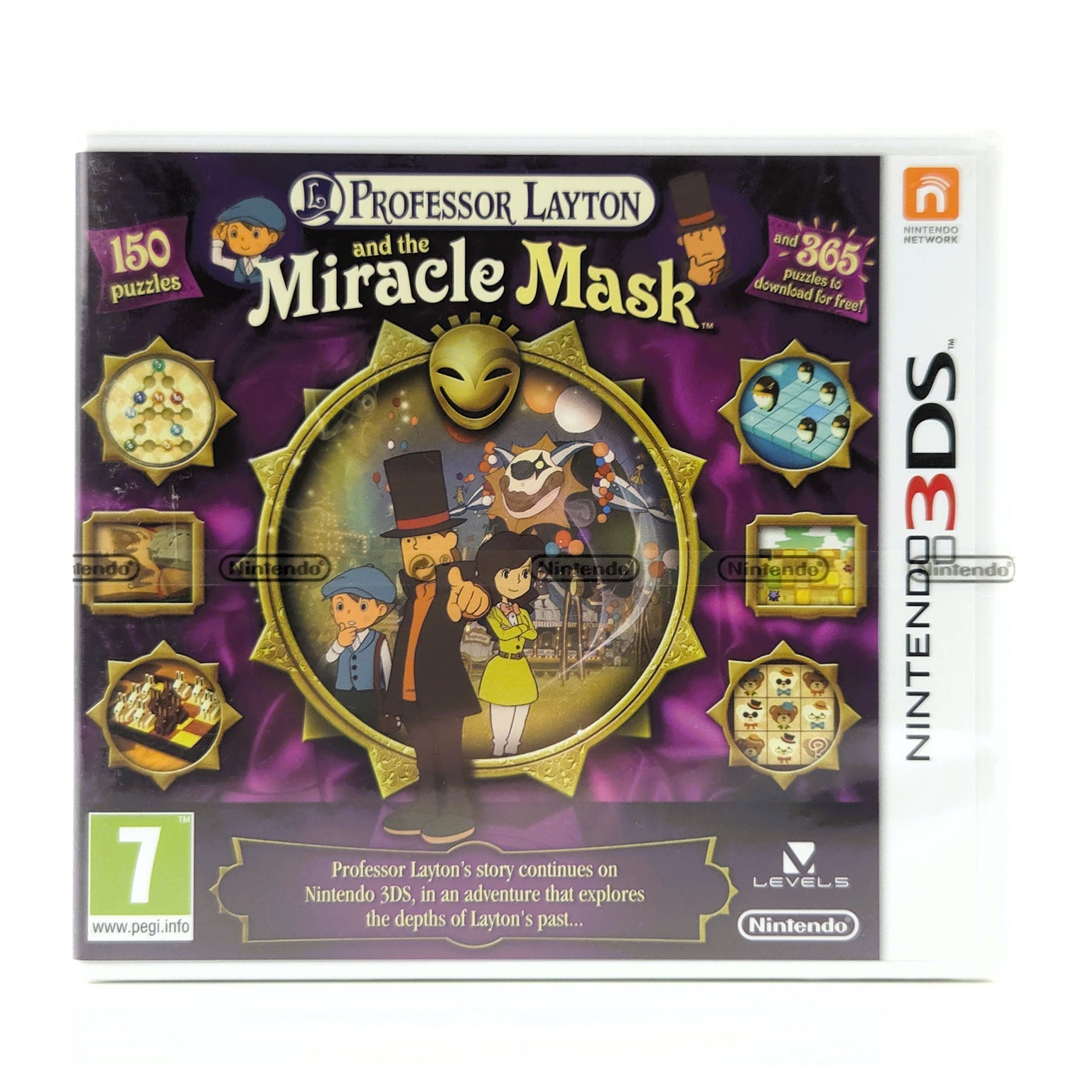Nintendo 3DS Spiel : Professor Layton and the Miracle Mask - NEU NEW SEALED OVP