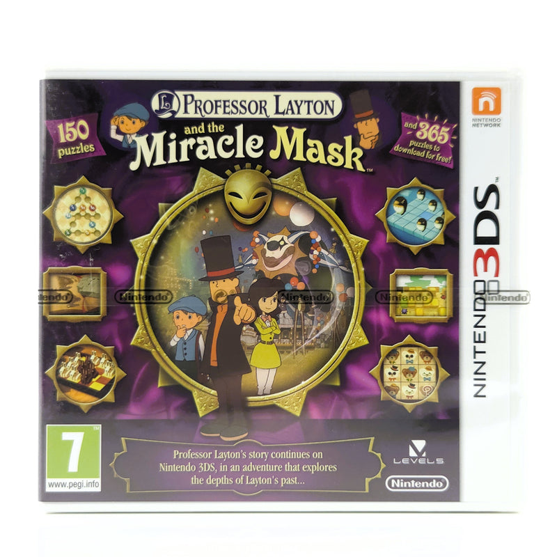 Nintendo 3DS Spiel : Professor Layton and the Miracle Mask - NEU NEW SEALED OVP